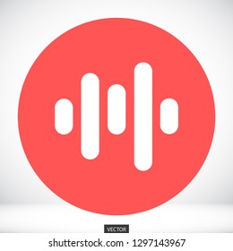 voice recording vector icon 10 eps