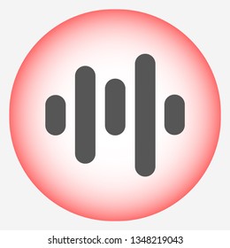 voice recording vector icon 10 eps
