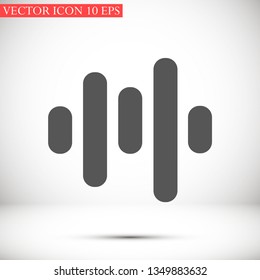 voice recording vector icon 10 eps