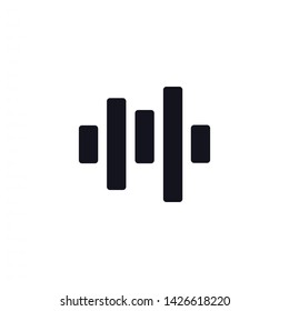 voice recording vector icon 10 eps , Lorem ipsum Flat design