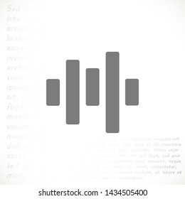 voice recording vector icon 10 eps , Lorem ipsum Flat design