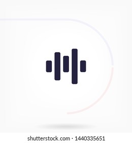 voice recording vector icon 10 eps , Lorem ipsum Flat design