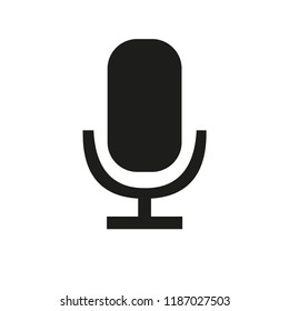 Voice Search. Microphone Icon For Voice Search. Vector Illustration.