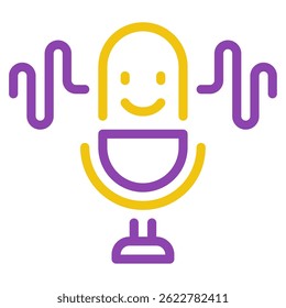 Ícone Voice Synth, para web, app, infográfico, etc
