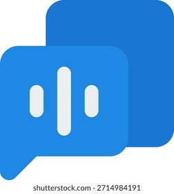 Icono de Vector de voz a texto en estilo moderno, reconocimiento de voz de IA e ilustración de transcripción automatizada. Icono plano