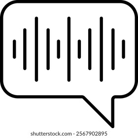 Voice vector icon. Can be used for printing, mobile and web applications.