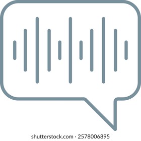 Voice vector icon. Can be used for printing, mobile and web applications.