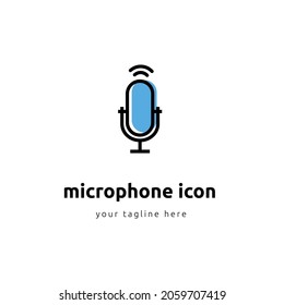 Voice vector icon, Record. Microphone vector icon, web