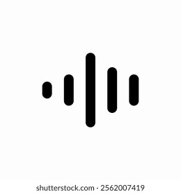 voice waves icon sign vector