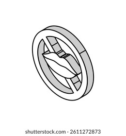 voiceless sign isometric icon vector. voiceless sign sign. isolated symbol illustration