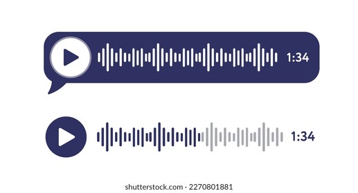 Icono de correo de voz. ilustración de vector de línea