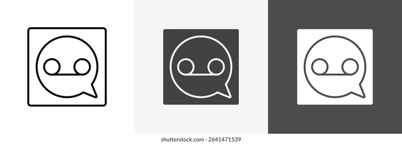 Voicemail icon set vector art