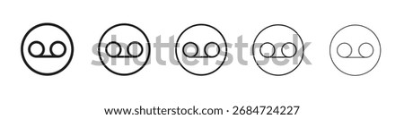 Voicemail icon vector illustration isolated