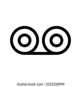 Ilustración de diseño de símbolo del vector de correo de voz