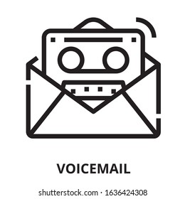 Voicemail icon for website, application, printing, document, poster design, etc.