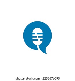 voicemail illustration vector logo modern