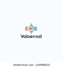 Voicemail Service Vector Logo Template