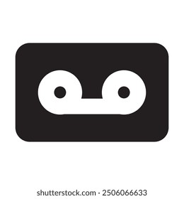 Symbolvektor für Voicemail. flache Vektorgrafik.