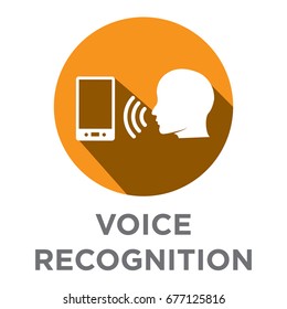 Voiceover or Voice Command Icon with Sound Wave Images Set - solid