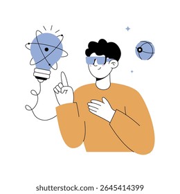 Voices of Innovation  Modern illustrations. Eps 10 file on transparent background