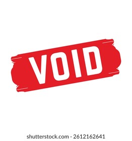 VOID Rubber stamp design. VECTOR ILLUSTRATION. 