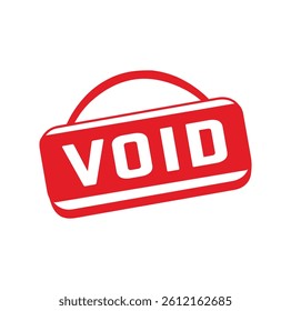 VOID Rubber stamp design. VECTOR ILLUSTRATION. 