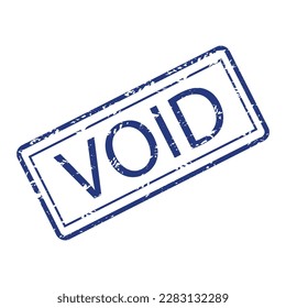Void rubber stamp texture, seal for office work. Vector illustration. Office work official stamping, organization authorization sign, goverment paperwork, legal bureaucracy, documents watermark
