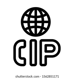 Voip Ip Calling System Icon Vector. Outline Voip Ip Calling System Sign. Isolated Contour Symbol Illustration