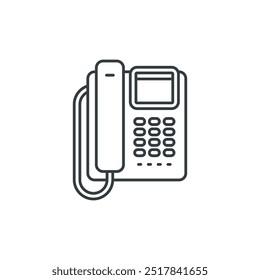 VOIP-Telefonsymbol, Vektorgrafik