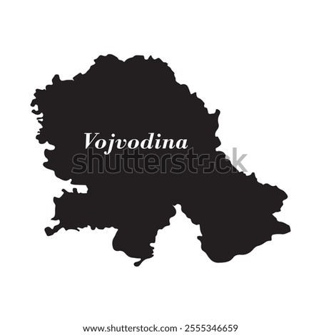 Vojvodina map icon vector illustration simbol design