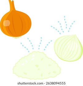 Volatile compounds released from chopped onions
