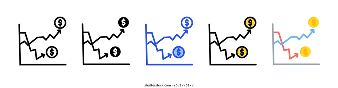 Volatility Icon Collection With Multiple Styles