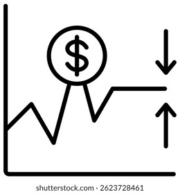 Volatility Icon Element For Design