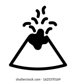 volcanic icon or logo isolated sign symbol vector illustration - high quality black style vector icons
