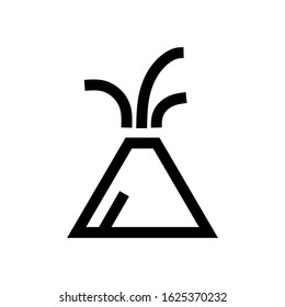 volcanic icon or logo isolated sign symbol vector illustration - high quality black style vector icons
