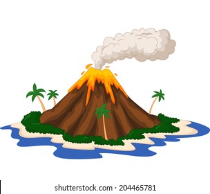 Volcanic island