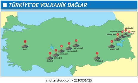 Vulkangebirge in der Türkei (Geografie)