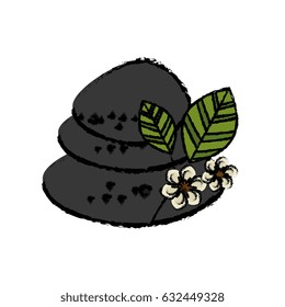 volcanic stones icon
