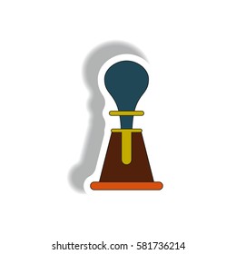volcano explosion sticker