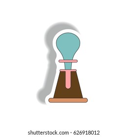 volcano explosion sticker