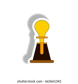 volcano explosion sticker