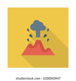  volcano forest smoke 