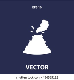 volcano icon. volcano sign