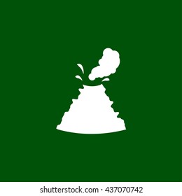 volcano icon. volcano sign