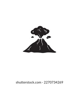 volcano icon symbol sign vector