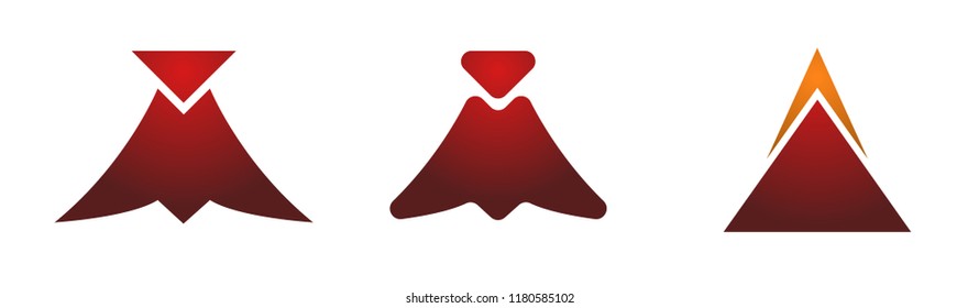 Volcano Icon . Vector