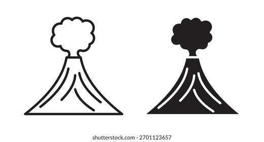 Volcano icon vector, Symbol, logo illustrations