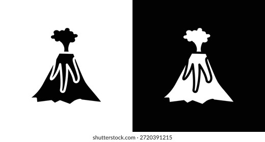 Vulkan-Symbol, Vektorgrafik, Symbol, Logo-Illustrationen
