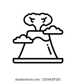 volcano icon for your website, mobile, presentation, and logo design.