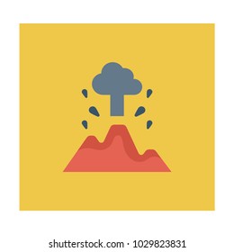 volcano nature tree